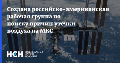 Создана российско-американская рабочая группа по поиску причин утечки воздуха на МКС - nsn.fm