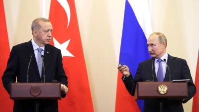 Владимир Путин - Реджеп Эрдоган - Эрдоган на переговорах с Путиным заявил о необходимости "преподать урок" Израилю - polit.info - Израиль - Турция - Анкара - Палестина