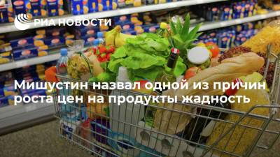 Михаил Мишустин - Мишустин назвал одной из причин роста цен на продукты жадность - ria.ru - Москва - Россия