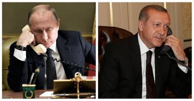 Владимир Путин - Реджеп Тайип Эрдоган - Эрдоган пообщался с Путиным о ситуации в Израиле - focus.ua - Израиль - Турция - Палестина - Иерусалим - с. Путин