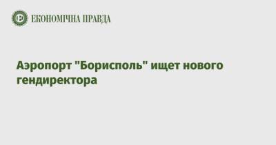 Павел Рябикин - Аэропорт "Борисполь" ищет нового гендиректора - epravda.com.ua - Борисполь