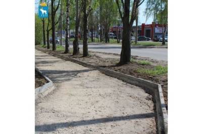 В Йошкар-Оле продолжается ремонт тротуаров на улице Суворова - mk.ru - респ. Марий Эл - Йошкар-Олы