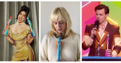 Дуа Липа - Красная дорожка Brit Awards 2021: от "порванного" свитера до костюма от Gucci (фото, видео) - focus.ua - Лондон