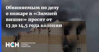 Георгий Соболев - Обвиняемым по делу о пожаре в «Зимней вишне» просят от 13 до 14,5 года колонии - nsn.fm - Кемерово