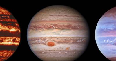 Телескоп Hubble сделал яркие снимки Юпитера - tsn.ua