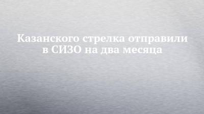 Ильназ Галявиев - Казанского стрелка отправили в СИЗО на два месяца - chelny-izvest.ru - Казань