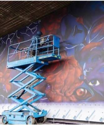 Что получится, если скрестить Третьяковку и граффити? Мурал Александра Купаляна - skuke.net - Россия