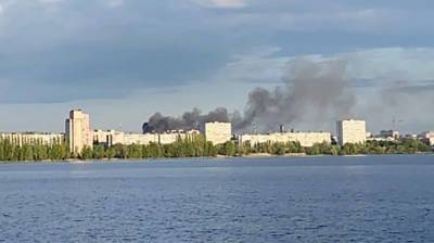 Пожар на Левом берегу напугал воронежцев - vestivrn.ru - Воронеж