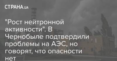 "Рост нейтронной активности". В Чернобыле подтвердили проблемы на АЭС, но говорят, что опасности нет - strana.ua