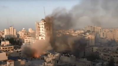 Израиль разрушил третье крупнейшее здание в Секторе Газа: видео - 24tv.ua - Палестина