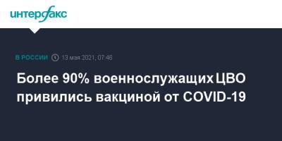 Более 90% военнослужащих ЦВО привились вакциной от COVID-19 - interfax.ru - Москва - Киргизия - Таджикистан