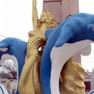 На въезде в Кирилловку установят скульптуру «Ундины». Фото - reporter-ua.com