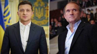 Владимир Зеленский - Владимир Путин - Виктор Медведчук - Иван Баканов - Тарас Козак - «Зелёные» рейтинги и Белый дом: почему Зеленский пошел на открытую войну с кумом Путина - lenta.ua
