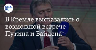 Владимир Путин - Дмитрий Песков - Джо Байден - В Кремле высказались о возможной встрече Путина и Байдена - ura.news