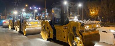 В Самаре на Московском шоссе приступили к укладке асфальтобетонного покрытия - runews24.ru - Самара