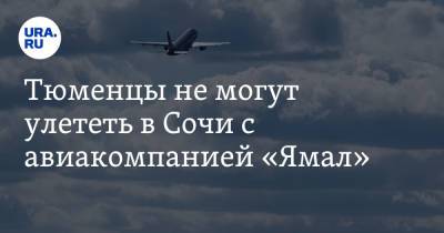 Тюменцы не могут улететь в Сочи с авиакомпанией «Ямал» - ura.news - Сочи - Тюмень - Салехард