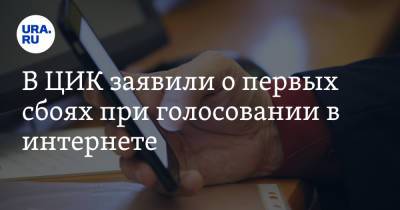 Антон Лопатин - В ЦИК заявили о первых сбоях при голосовании в интернете - ura.news