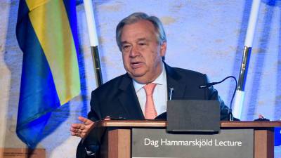 Владимир Путин - Антониу Гутерриш - Генсек ООН назвал три сферы для сотрудничества с Россией - gazeta.ru