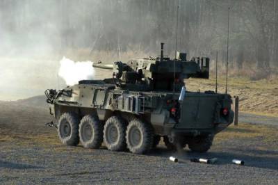 В США снимают с вооружения "колёсный танк" М1128 Mobile Gun Systems из-за постоянных проблем с орудием - actualnews.org