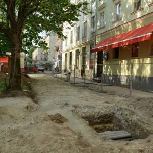 Во Львове выявили фрагменты средневековой стены. Фото - reporter-ua.com - Львов