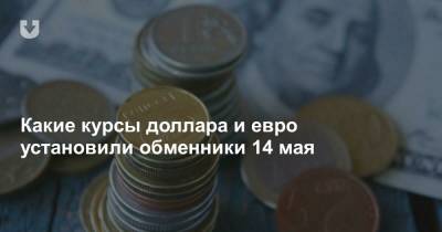 Какие курсы доллара и евро установили обменники 14 мая - news.tut.by