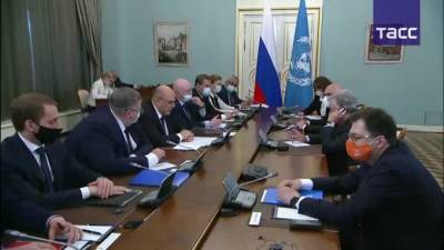 Антониу Гутерриш - Михаил Мишустин - Мишустин призвал принять меры по отказу от односторонних санкций - piter.tv - Москва