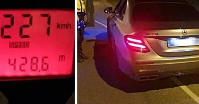 Mercedes Benz - ФОТО. Водитель из Латвии гонял по Таллинну со скоростью 227 км/ч - rus.delfi.lv - Латвия - Таллинн