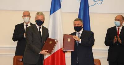 Брюно Ле-Мэр - Аваков - Украина и Франция подписали четыре соглашения на более 1,3 миллиарда евро - tsn.ua - Украина - Франция