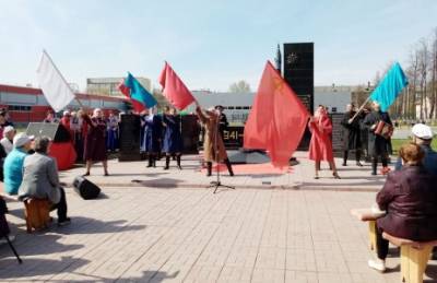 Накануне Дня Победы в кунгурском сквере машиностроителей прошёл митинг - iskra-kungur.ru - Пермь - округ Кунгурский