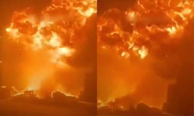 Из Израиля - Ужасающие кадры из Израиля: ХАМАС превратил порт в Ашдоде в столп огня - bloknot.ru - Израиль - Ашдод