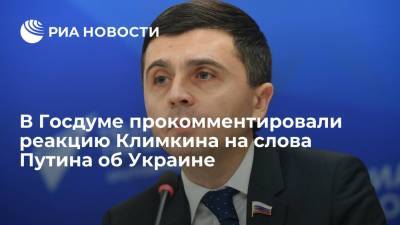 Владимир Путин - Руслан Бальбек - Павел Климкин - В Госдуме прокомментировали реакцию Климкина на слова Путина об Украине - ria.ru - Москва - Россия - Украина - Киев