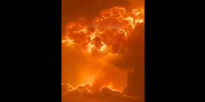 В Ашдоде на юге Израиля ракета ХАМАС поразила топливный резервуар - видео взрыва и пожара - ТЕЛЕГРАФ - telegraf.com.ua - Израиль - Палестина - Israel - Ашдод