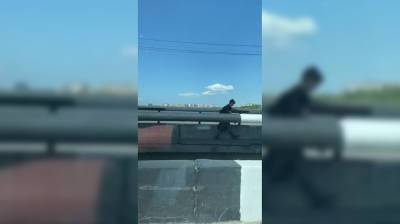 Воронежцы сняли на видео опасную прогулку ребёнка по краю моста над водохранилищем - vestivrn.ru - Воронеж