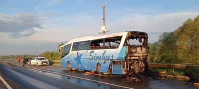 На трассе "Киев-Чоп" загорелся автобус с пассажирами - vchaspik.ua - Киев - район Стрыйский - Гсчс