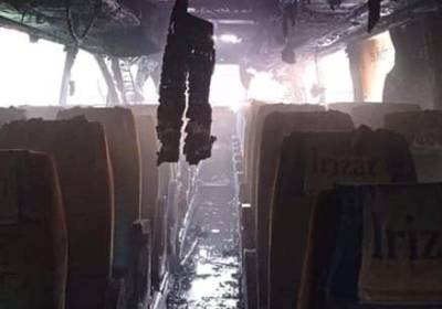 Во Львовской области на ходу загорелся автобус с пассажирами - kp.ua - Киев - Львовская обл. - район Стрыйский