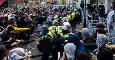 В Лондоне во время акции в поддержку Палестины были ранены 9 полицейских - tsn.ua - Израиль - Лондон - Палестина