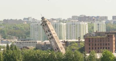 В Харькове взорвали столетнюю 60-метровую башню, которая привлекала туристов и фотографов (видео) - focus.ua - Харьков