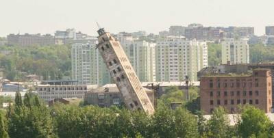 В центре Харькова подорвали башню элеватора (видео) - lenta.ua - Япония - Одесса - Харьков