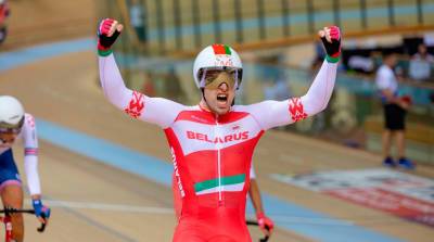 Белорусские спортсмены завоевали пять наград на этапе Кубка наций по велотреку в Гонконге - belta.by - Гонконг - Гонконг - Минск