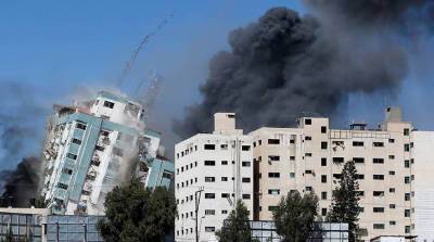 Израиль ударом ракет разрушил 11-этажное здание в секторе Газа - grodnonews.by - Израиль - Палестина - Восточный Иерусалим