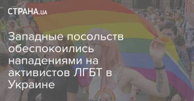 Западные посольств обеспокоились нападениями на активистов ЛГБТ в Украине - strana.ua