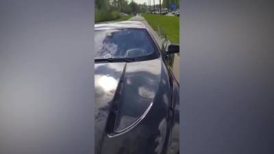 На 10 суток арестован водитель BMW, устроивший конфликт с подростком на тротуаре - piter.tv - район Красногвардейский