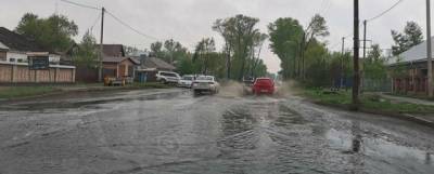 Море из огромных луж разлилось по столице Хакасии - runews24.ru - Абакан - респ. Хакасия