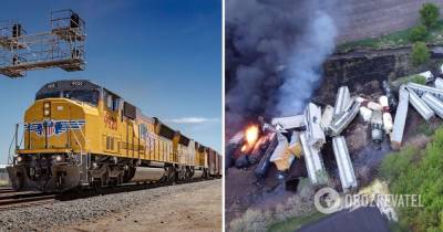 В США сошел с рельсов и загорелся поезд с химикатами: эвакуировали десятки человек - obozrevatel.com - Киев - Запорожье - штат Айова - Reuters