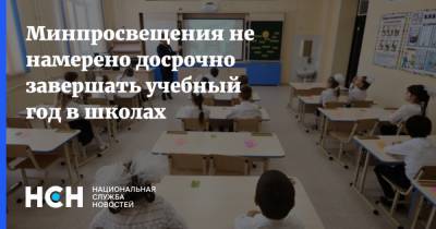 Денис Грибов - Минпросвещения не намерено досрочно завершать учебный год в школах - nsn.fm