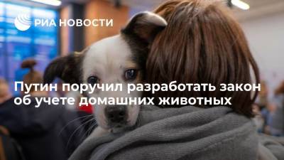 Владимир Путин - Путин поручил разработать закон об учете домашних животных - ria.ru - Москва