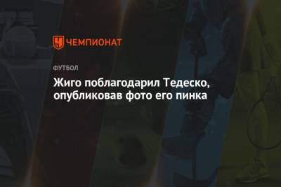 Самуэль Жиго - Доменико Тедеско - Жиго поблагодарил Тедеско, опубликовав фото его пинка - championat.com - Москва - Бельгия