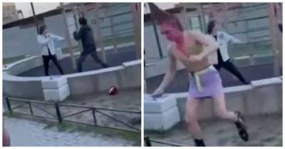 В Петербурге двое мужчин отлупили переодетых в женщин тиктокеров - skuke.net - Санкт-Петербург - Интересно