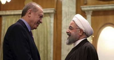 Реджеп Тайип Эрдоган - Хасан Рухани - Лидеры Турции и Ирана обсудили атаки Израиля на Палестину - dialog.tj - Турция - Иран - Анкара - Палестина