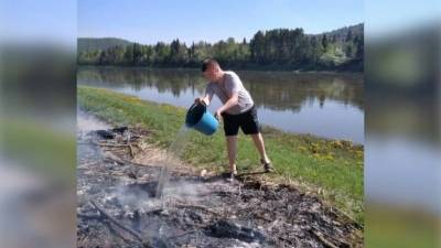 В Башкирии семиклассник самостоятельно потушил природный пожар - bash.news - Башкирия - район Дуванский